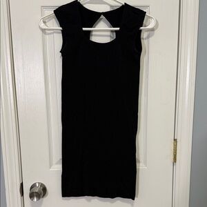 bebe Black Backless Dress